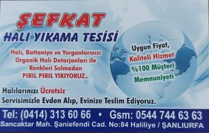 Şefkat Halı Yıkama - Şanlıurfa